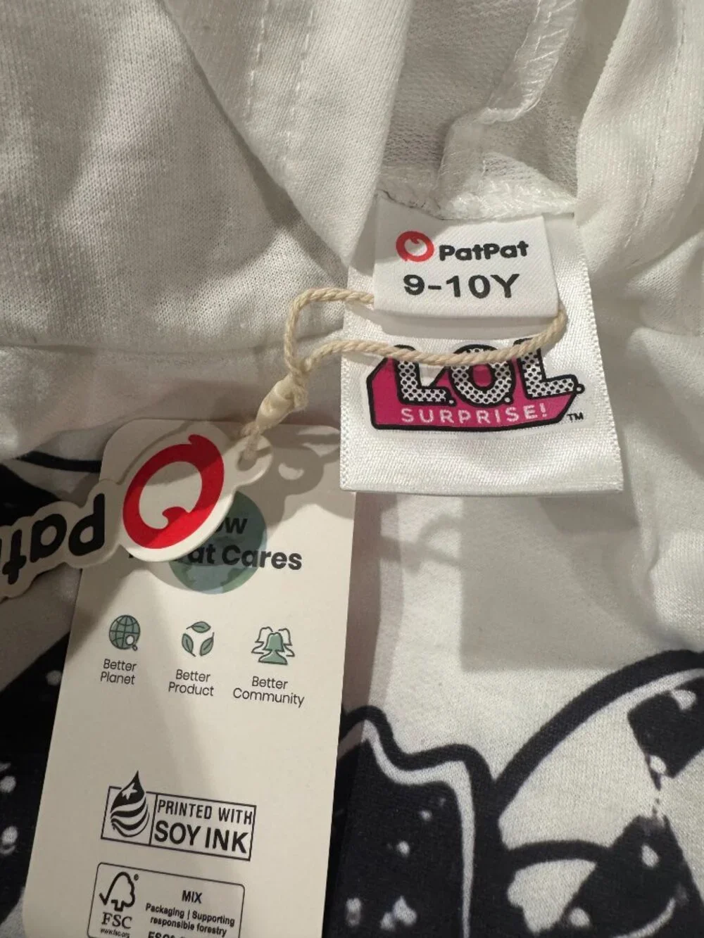 Girls LOL Hoodie and shirt set Size 9/10